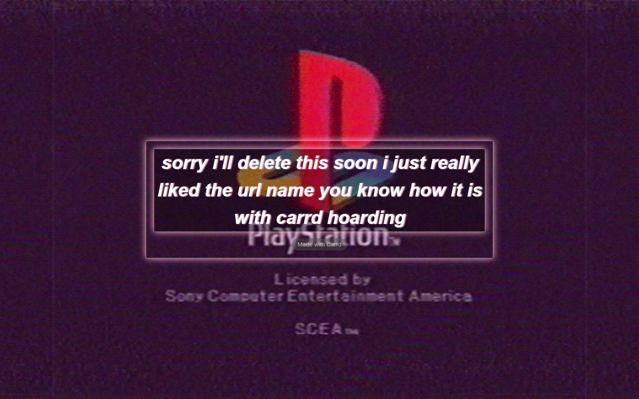 Carrd profile picture for @insecurity
